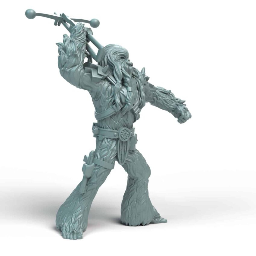 Black Bounty Hunter Furball Legion - Shatterrpoint Miniature