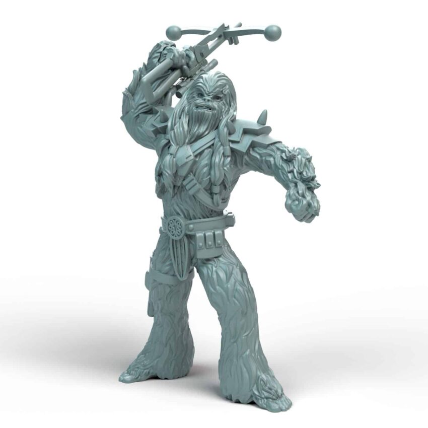 Black Bounty Hunter Furball Legion - Shatterrpoint Miniature