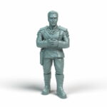 Expeditionnary Young Blue Admiral Standing Legion - Shatterrpoint Miniature