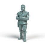 Expeditionnary Young Blue Admiral Standing Legion - Shatterrpoint Miniature