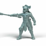 Neo Crusader Royal Guards Commander Legion - Shatterrpoint Miniature