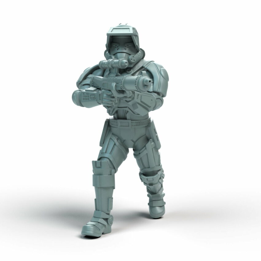 Old Troopers Trooper C Legion - Shatterrpoint Miniature