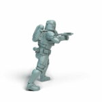 Lagoon Genetic Soldier  B Legion - Shatterrpoint Miniature