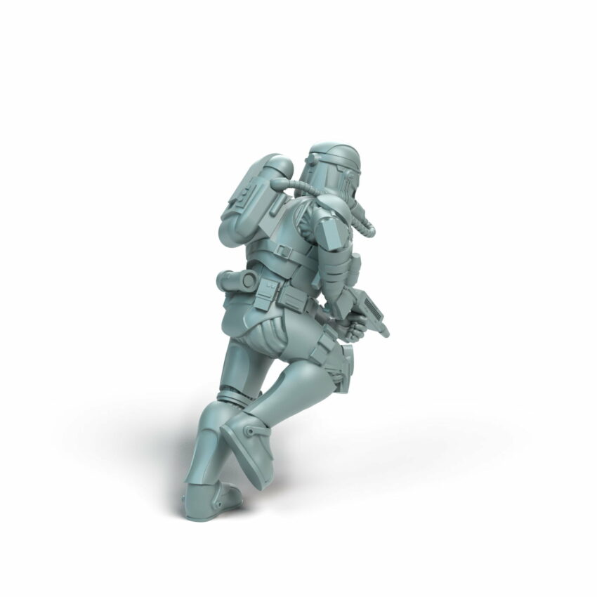 Lagoon Genetic Soldier  G Legion - Shatterrpoint Miniature