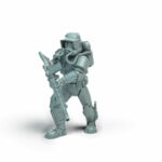 Lagoon Genetic Soldier Specialist  D Legion - Shatterrpoint Miniature