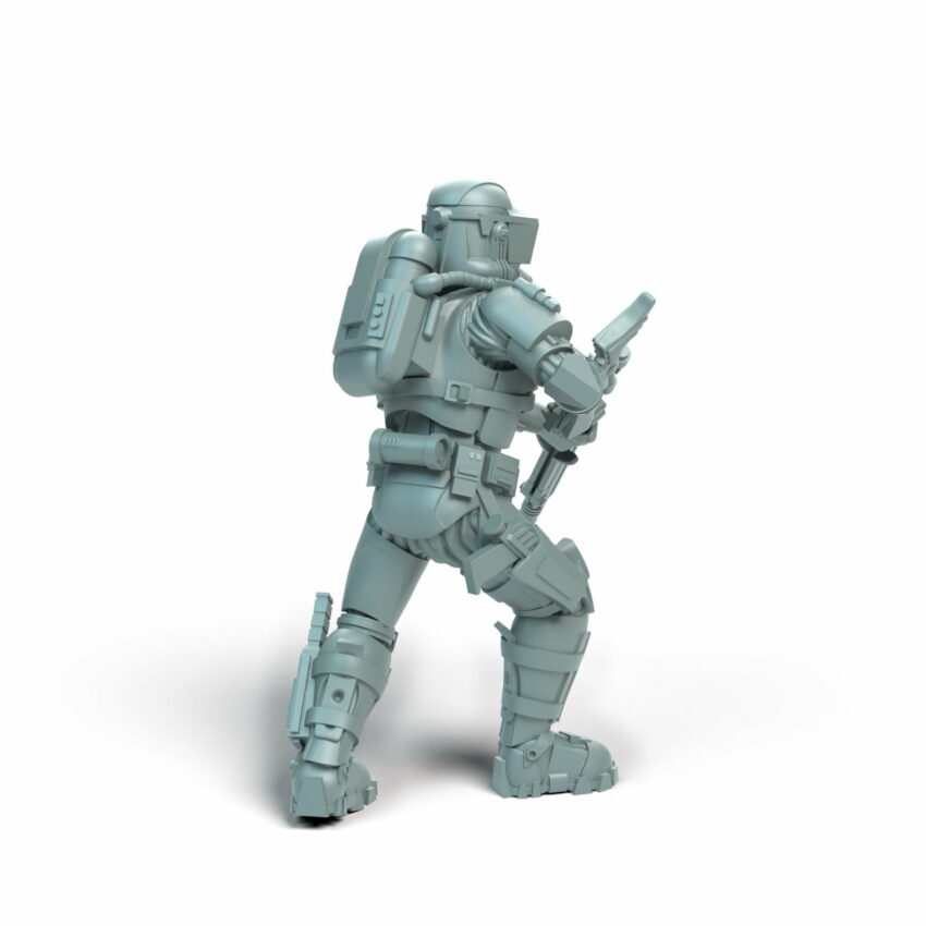 Lagoon Genetic Soldier Specialist  D Legion - Shatterrpoint Miniature