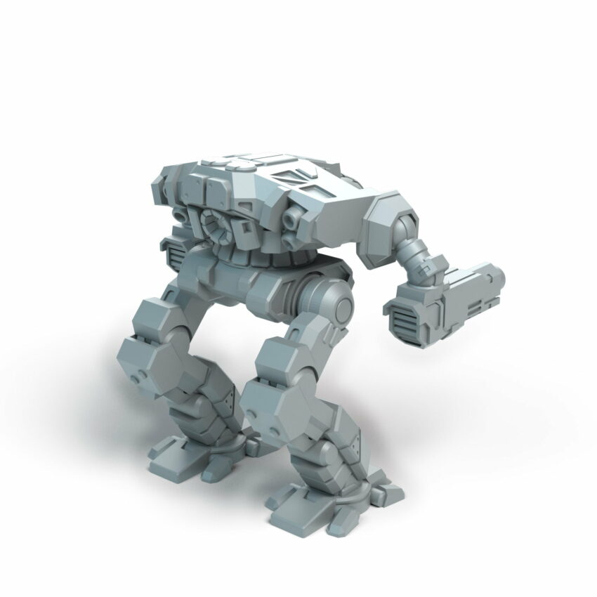 Pounchi Freestanding Battletech Miniature - Mechwarrior