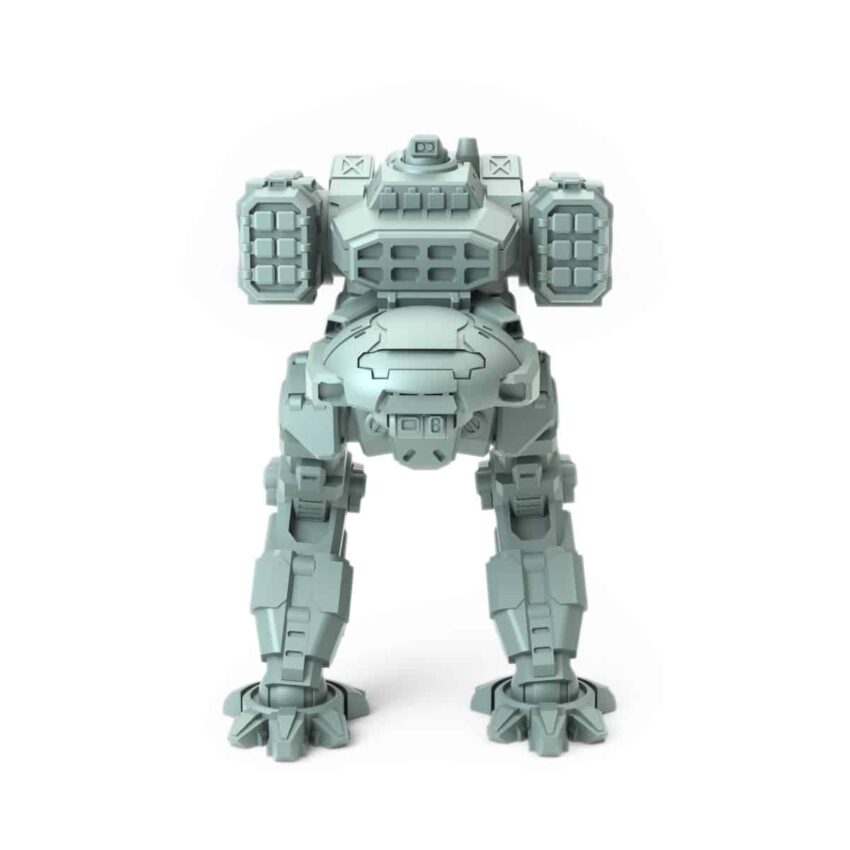 Jenner Freestanding Closed Pods Battletech Miniature - Mechwarrior