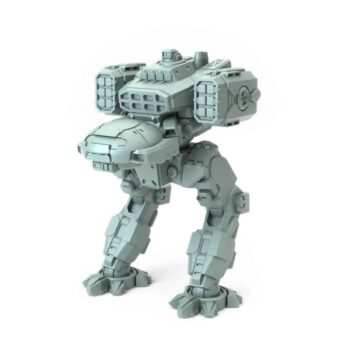 Jenner Freestanding Closed Pods Battletech Miniature - Mechwarrior