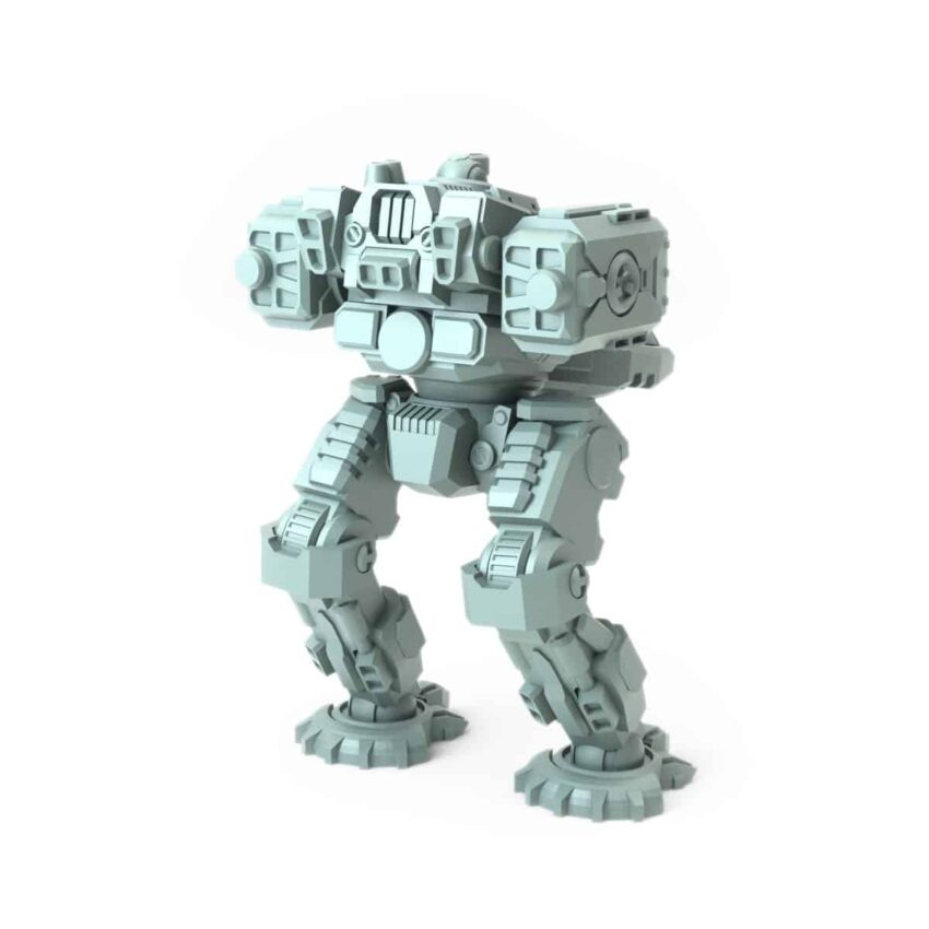 Jenner Freestanding Closed Pods Battletech Miniature - Mechwarrior