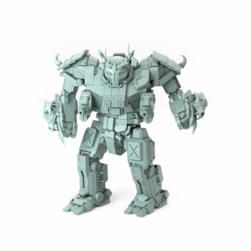 Atlas-As G-W-Lgd-Tyrant-Posed-Repaired BattleTech Miniature