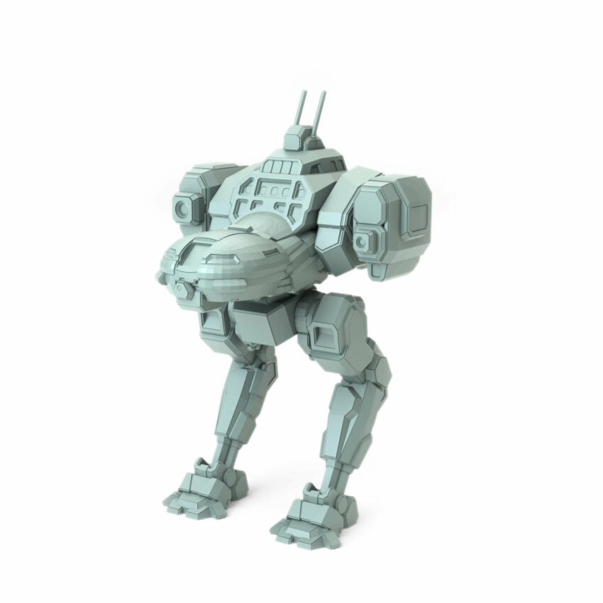 Jenner-Iic- B-Freestanding-Repaired BattleTech Miniature