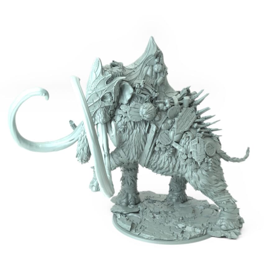 Frost Mantus Saddleload Tabletop Miniature - Northern Orcs - RPG - D&D