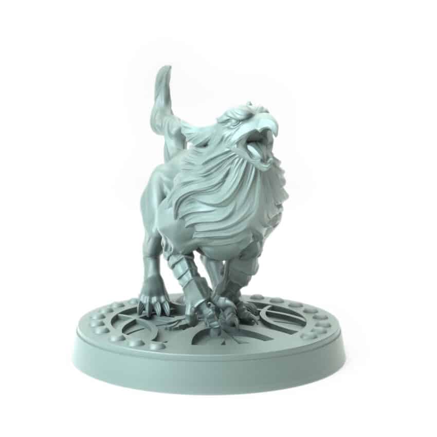 Gryphon_C Tabletop Miniature - Shields of Dawn - RPG - D&D