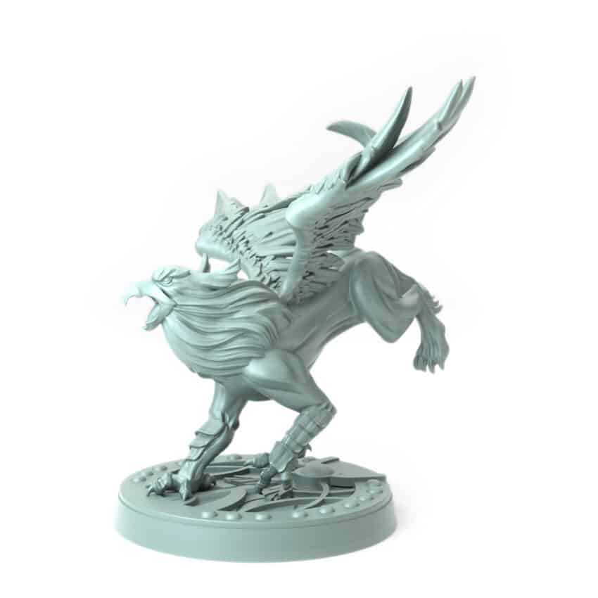 Gryphon_F Tabletop Miniature - Shields of Dawn - RPG - D&D