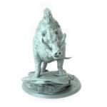 Orc Boar Rock Wild Tabletop Miniature - Northern Orcs - RPG - D&D