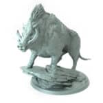 Orc Boar Rock Wild Tabletop Miniature - Northern Orcs - RPG - D&D