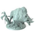 Orc Boar Turn Wild Tabletop Miniature - Northern Orcs - RPG - D&D