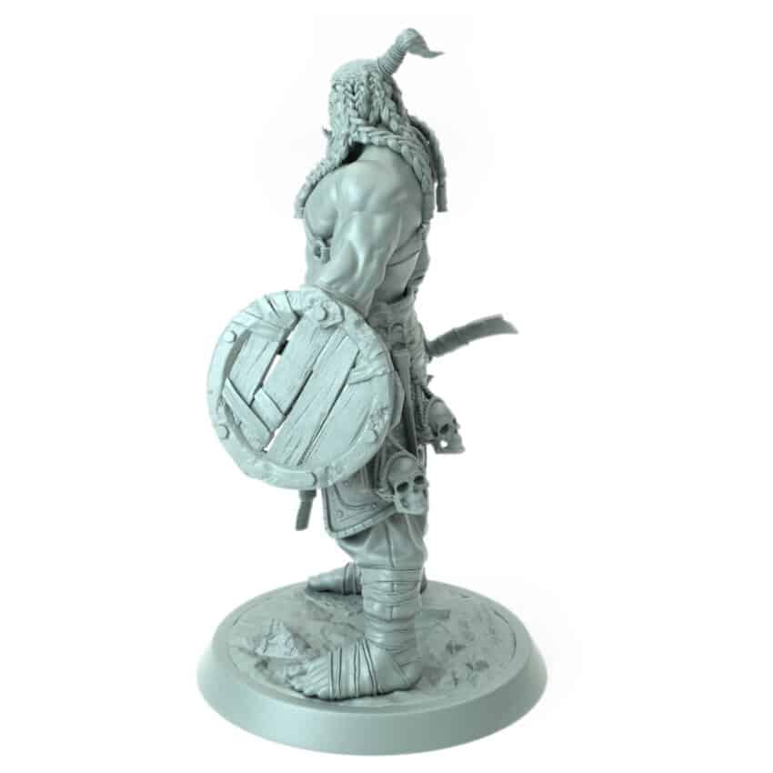 Orc Soldier Axe Stand Tabletop Miniature - Northern Orcs - RPG - D&D