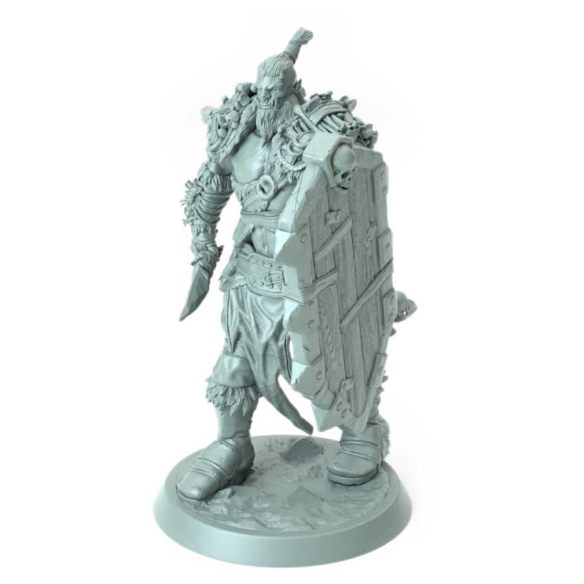 Orc Soldier Daggerduel Tabletop Miniature - Northern Orcs - RPG - D&D