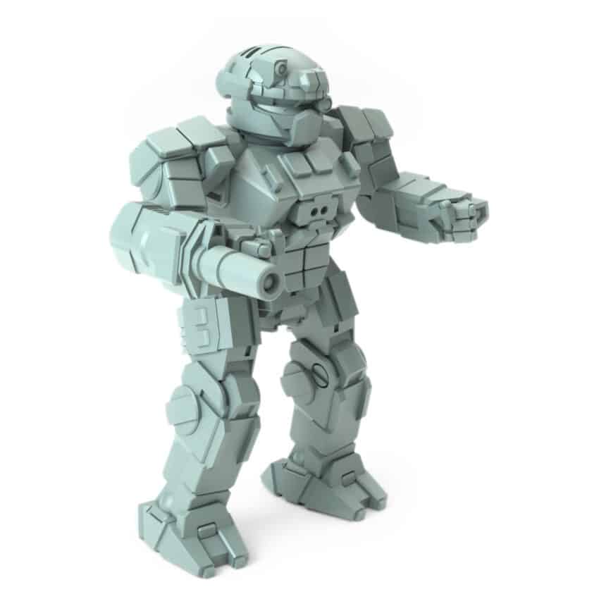 Commando Com- AB Freestanding Battletech Miniature - Mechwarrior