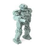 Commando Com- AD Freestanding Battletech Miniature - Mechwarrior