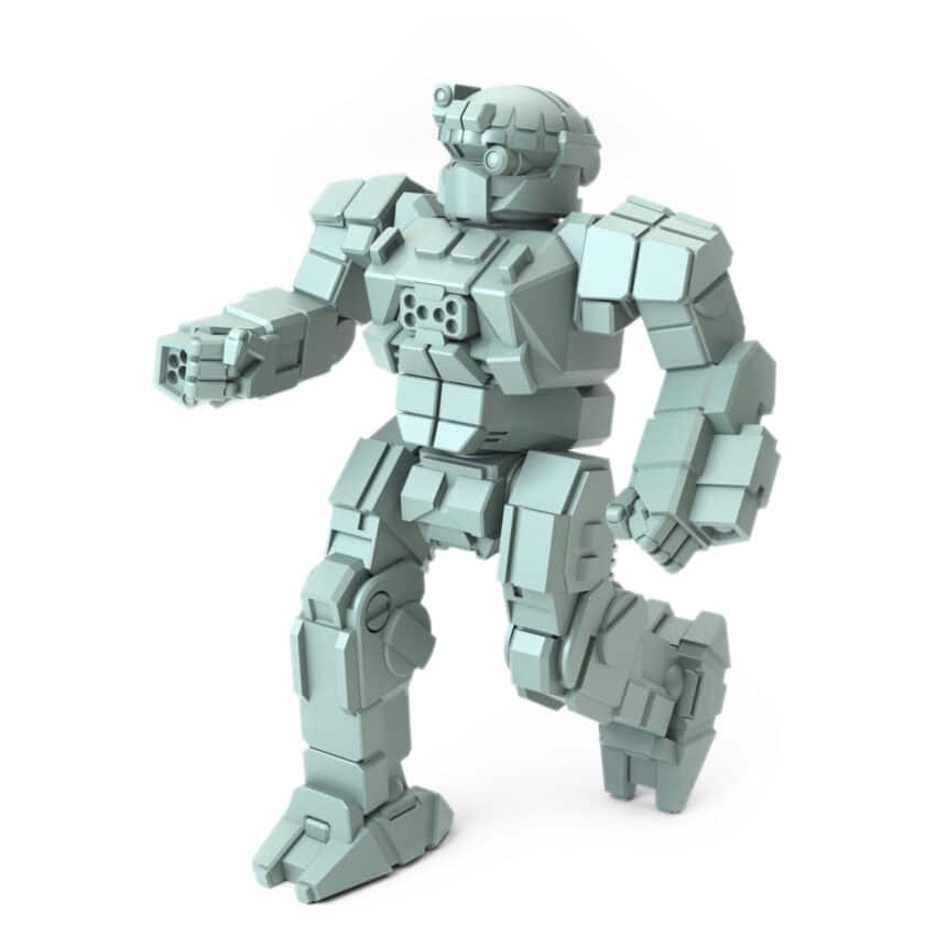 Commando Com- BD Walking Battletech Miniature - Mechwarrior