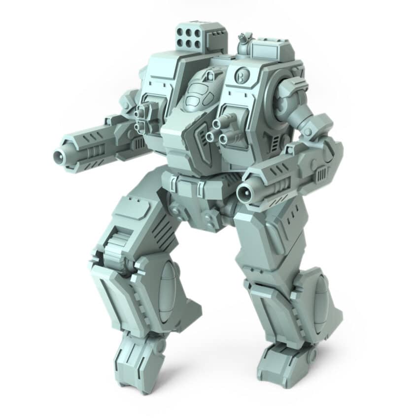 Loki-Running Battletech Miniature - Mechwarrior