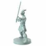 Mystical Blue Dinosaur Warrior Legion - Shatterpoint Miniature