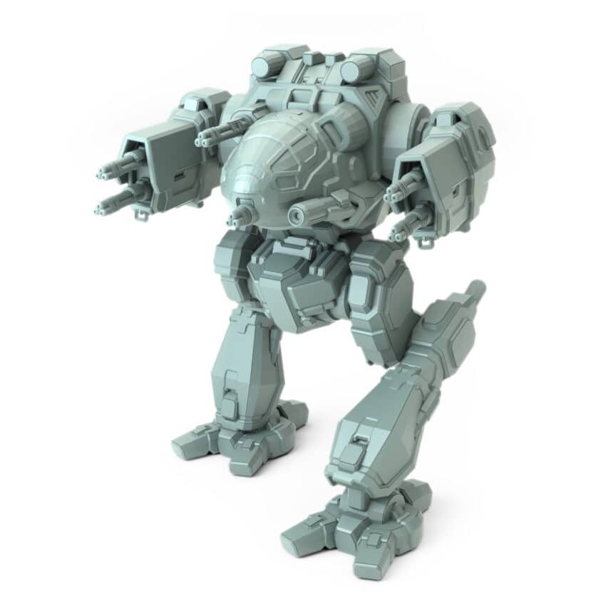 Mad-Cat-Mk-Ii-Mcii-Mwk-Moonwalker-Posed BattleTech Miniature