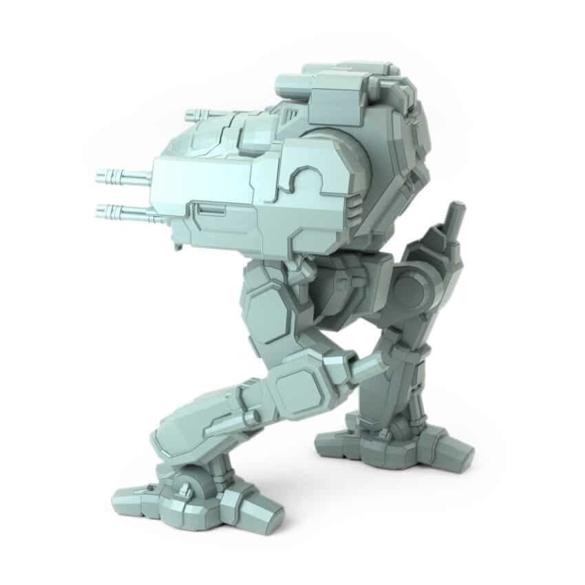 Mad-Cat-Mk-Ii-Mcii-Mwk-Moonwalker-Posed BattleTech Miniature