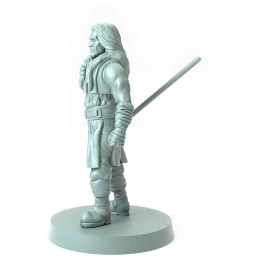 Mystical Warrior With Pistol Pose0 A Thick Saber Legion - Shatterpoint Miniature