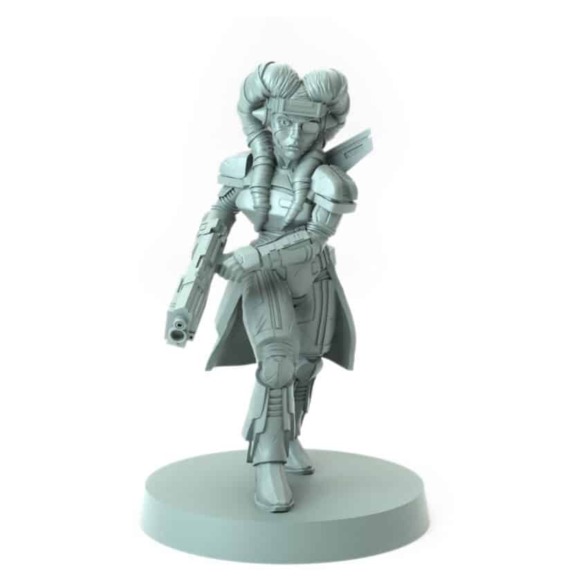 Tentacle-Warrior-In-Heavy-Armor Legion - Shatterpoint Miniature