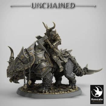 Araki Axe Idle Mount Unchained - Rescale Miniatures RPG - D&D  Tabletop Miniature