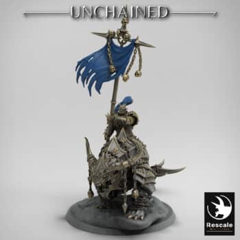 Araki Banner Mount Unchained - Rescale Miniatures RPG - D&D  Tabletop Miniature