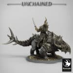 Araki Dual Sword Attack Mount Unchained - Rescale Miniatures RPG - D&D  Tabletop Miniature