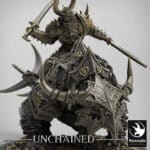 Araki Dual Sword Attack Mount Unchained - Rescale Miniatures RPG - D&D  Tabletop Miniature