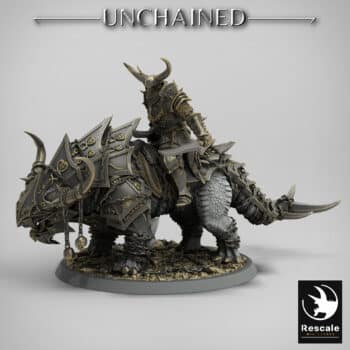 Araki Dual Sword Idle Mount Unchained - Rescale Miniatures RPG - D&D  Tabletop Miniature