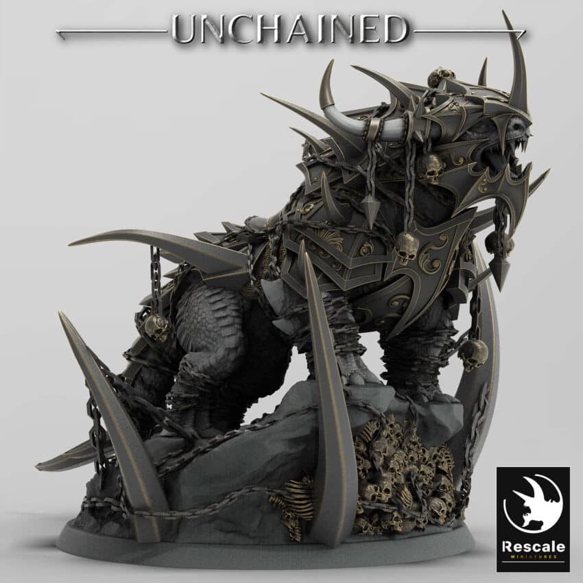 Araki General Idle Armor Unchained - Rescale Miniatures RPG - D&D  Tabletop Miniature