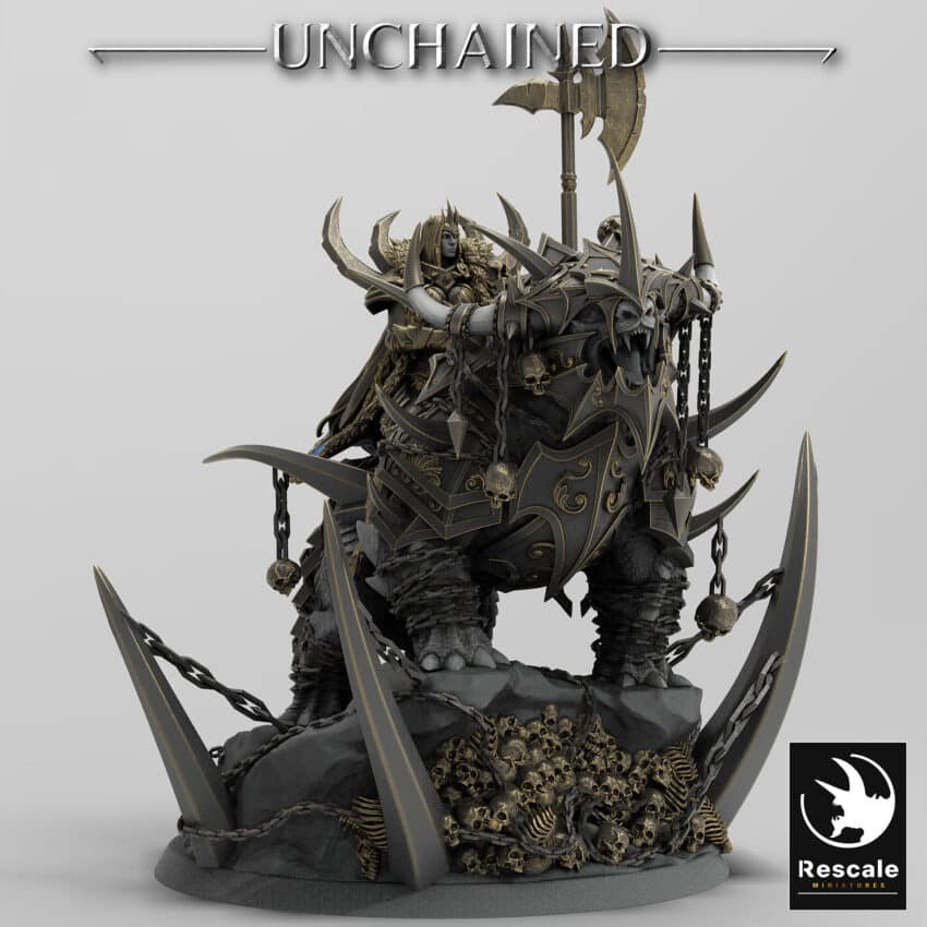 Araki General Idle Mount Unchained - Rescale Miniatures RPG - D&D  Tabletop Miniature