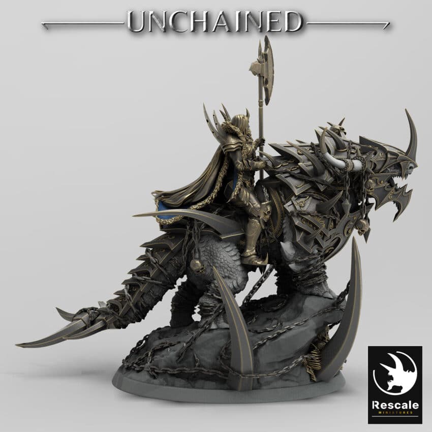 Araki General Idle Mount Unchained - Rescale Miniatures RPG - D&D  Tabletop Miniature