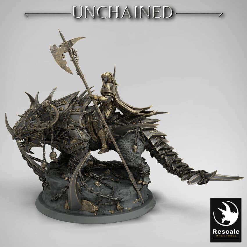 Araki General Ready Mount Unchained - Rescale Miniatures RPG - D&D  Tabletop Miniature