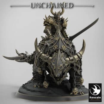 Araki Sword Idle Mount Unchained - Rescale Miniatures RPG - D&D  Tabletop Miniature