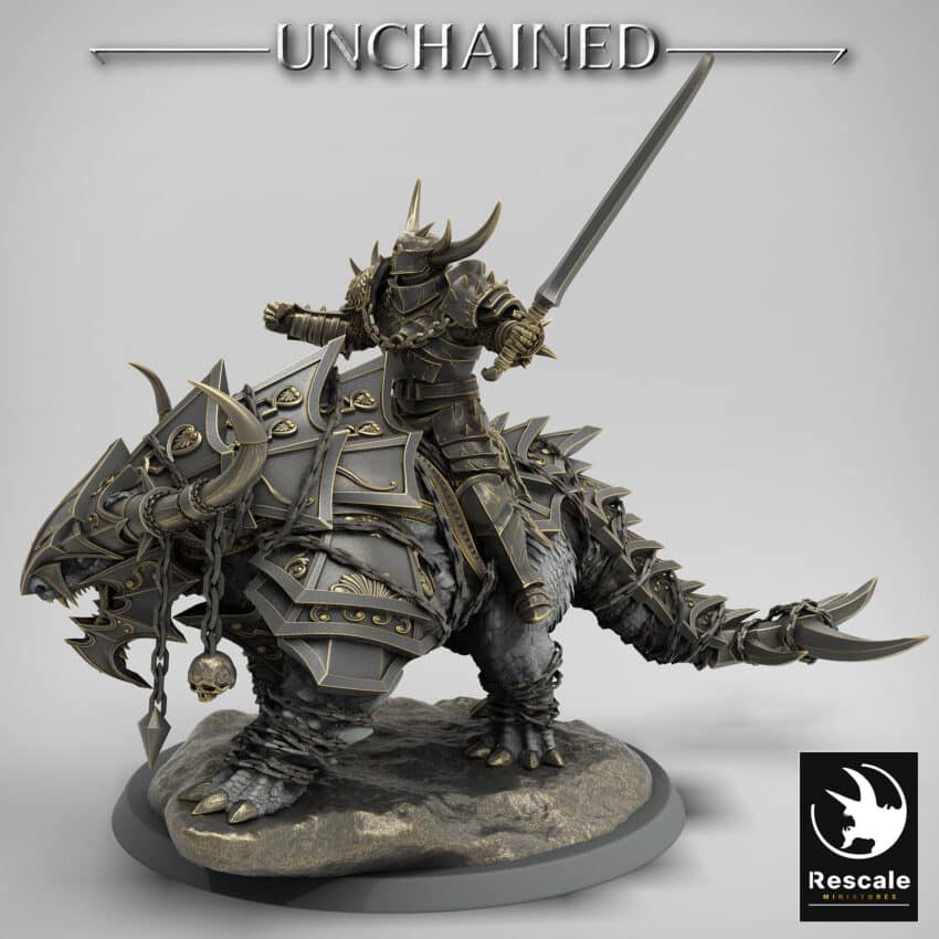 Araki Sword Triumph Mount Unchained - Rescale Miniatures RPG - D&D  Tabletop Miniature