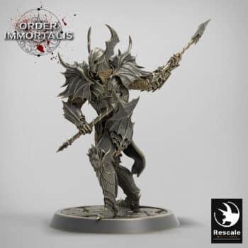 Blood Knight Axecharge Order Immortalis - Rescale Miniatures RPG - D&D  Tabletop Miniature