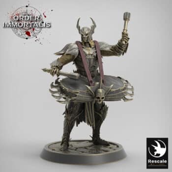 Blood Knight Drummer Order Immortalis - Rescale Miniatures RPG - D&D  Tabletop Miniature