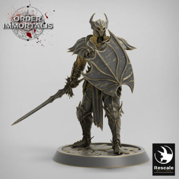 Blood Knight Sword Idle Order Immortalis - Rescale Miniatures RPG - D&D  Tabletop Miniature