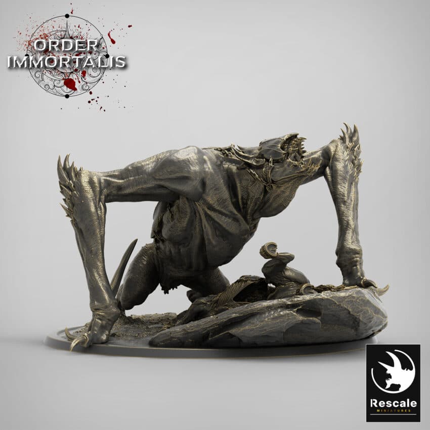 Crawling Bat Scream Order Immortalis - Rescale Miniatures RPG - D&D  Tabletop Miniature