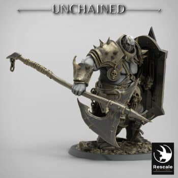 Heavy Soldier Halberd Stand Unchained - Rescale Miniatures RPG - D&D  Tabletop Miniature