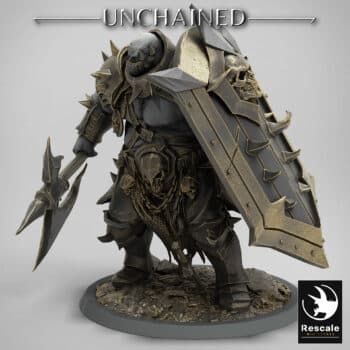 Heavy Soldier Halberd Stand Unchained - Rescale Miniatures RPG - D&D  Tabletop Miniature